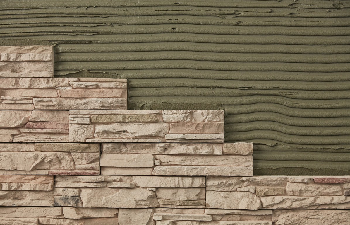 Stone veneer siding installation in Roseville, CA